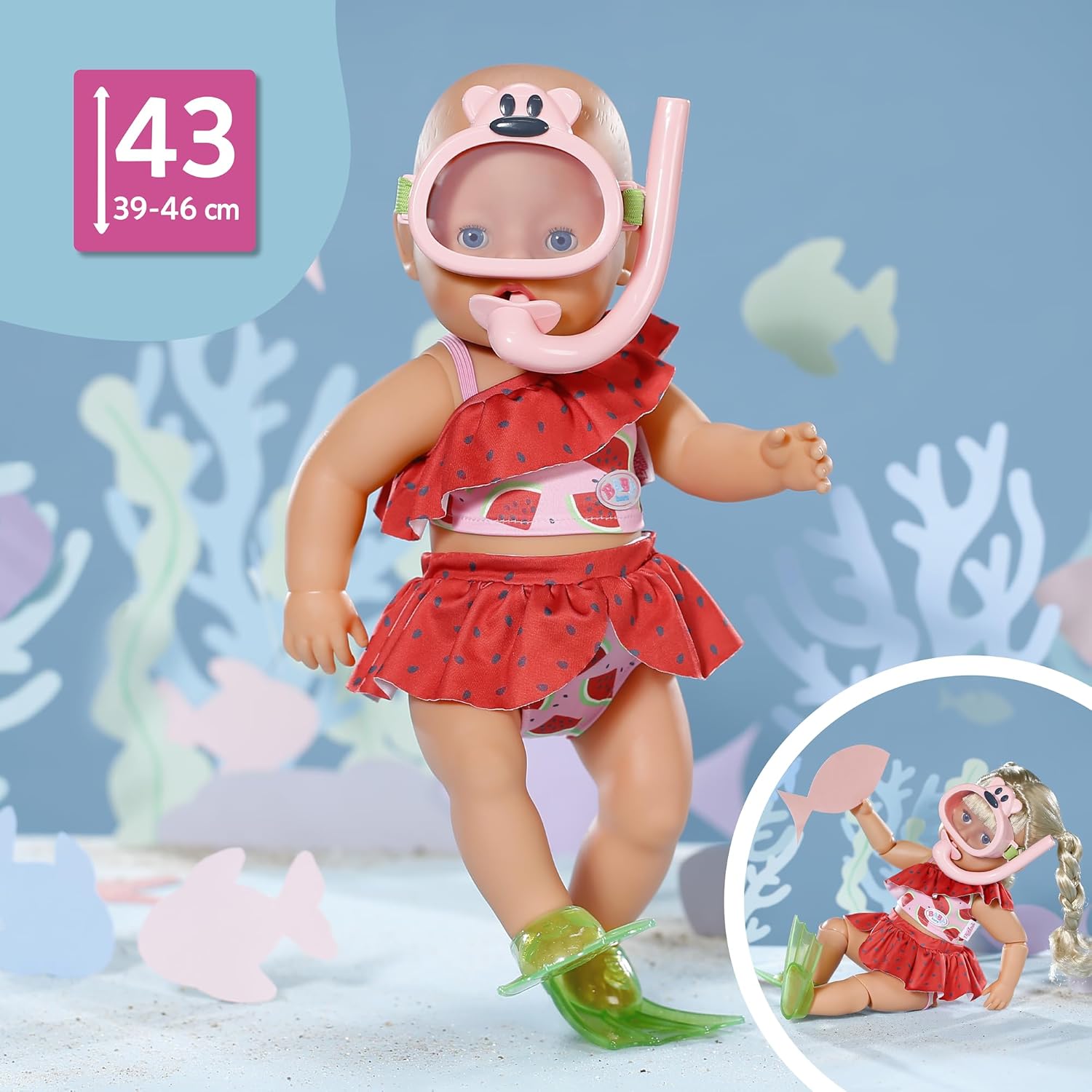 Baby Born - Snorkeling Set 43Cm (840771)