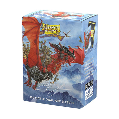 Dragon Shield | Matte Art Sleeves | The Raid | 100 CT - Smooth & Tough Premium TCG Sleeves | Compatible with Pokemon, One Piece & Magic the Gathering