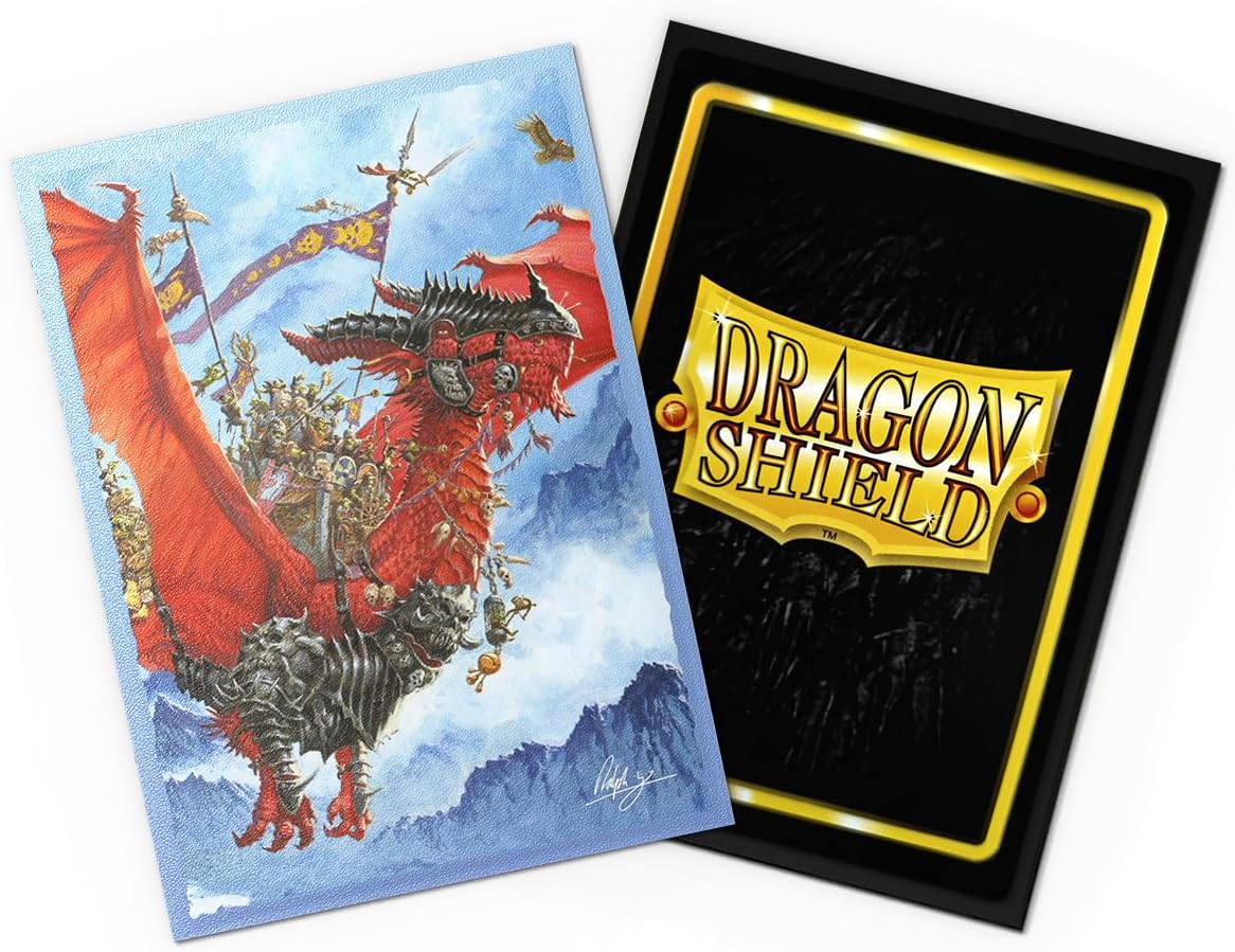 Dragon Shield | Matte Art Sleeves | The Raid | 100 CT - Smooth & Tough Premium TCG Sleeves | Compatible with Pokemon, One Piece & Magic the Gathering