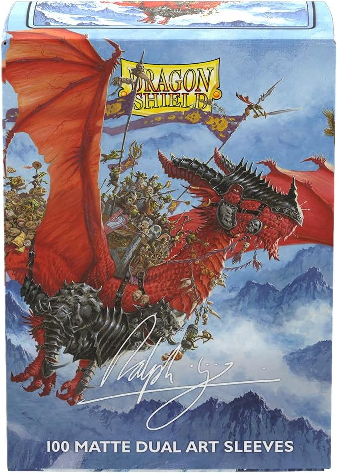 Dragon Shield | Matte Art Sleeves | The Raid | 100 CT - Smooth & Tough Premium TCG Sleeves | Compatible with Pokemon, One Piece & Magic the Gathering