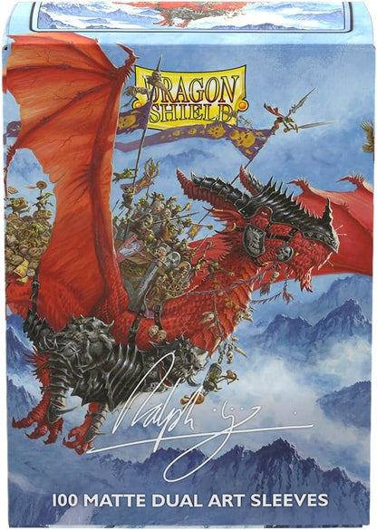 Dragon Shield | Matte Art Sleeves | The Raid | 100 CT - Smooth & Tough Premium TCG Sleeves | Compatible with Pokemon, One Piece & Magic the Gathering