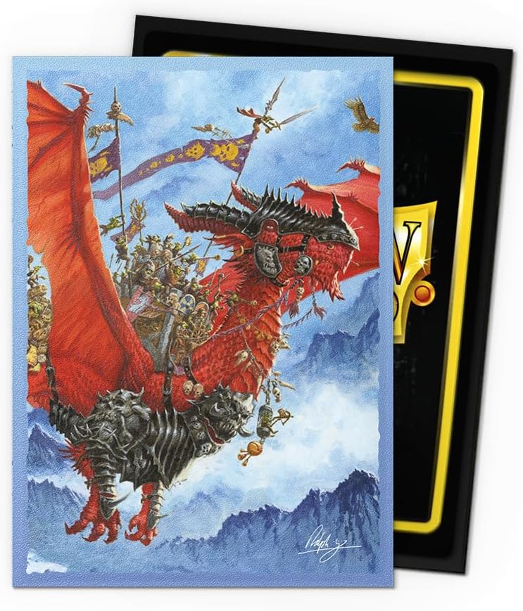 Dragon Shield | Matte Art Sleeves | The Raid | 100 CT - Smooth & Tough Premium TCG Sleeves | Compatible with Pokemon, One Piece & Magic the Gathering