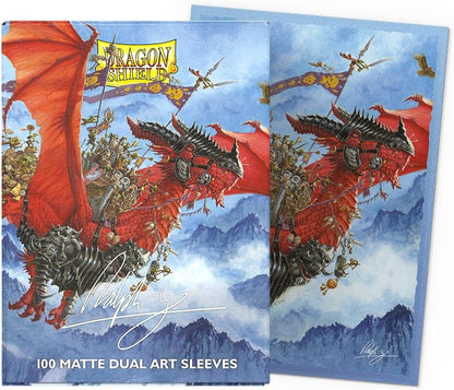 Dragon Shield | Matte Art Sleeves | The Raid | 100 CT - Smooth & Tough Premium TCG Sleeves | Compatible with Pokemon, One Piece & Magic the Gathering