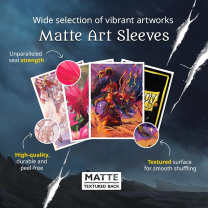 Dragon Shield | Grand Archive Matte Art Sleeves | 100 CT - Smooth & Tough Premium TCG Sleeves | Compatible with Pokemon, One Piece & Magic the Gathering |
