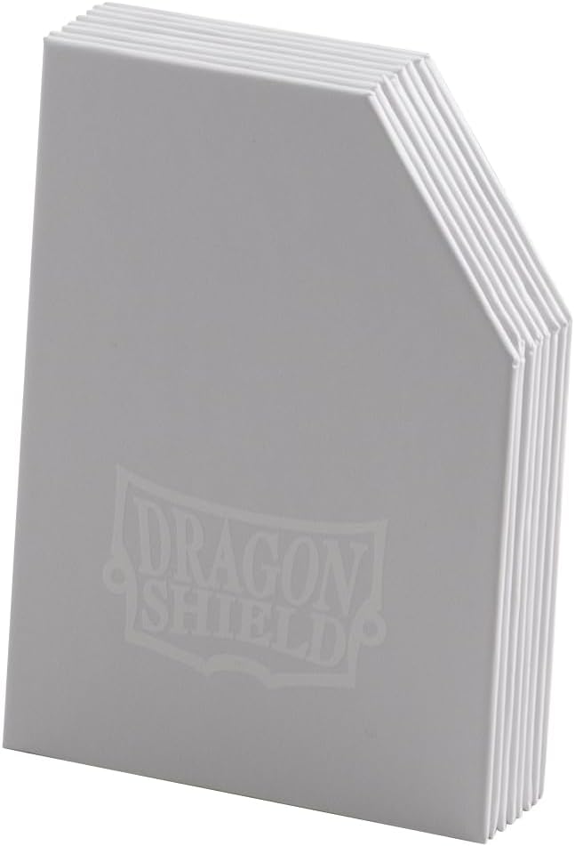 Dragon Shield Fortress - 8 Card Dividers - White