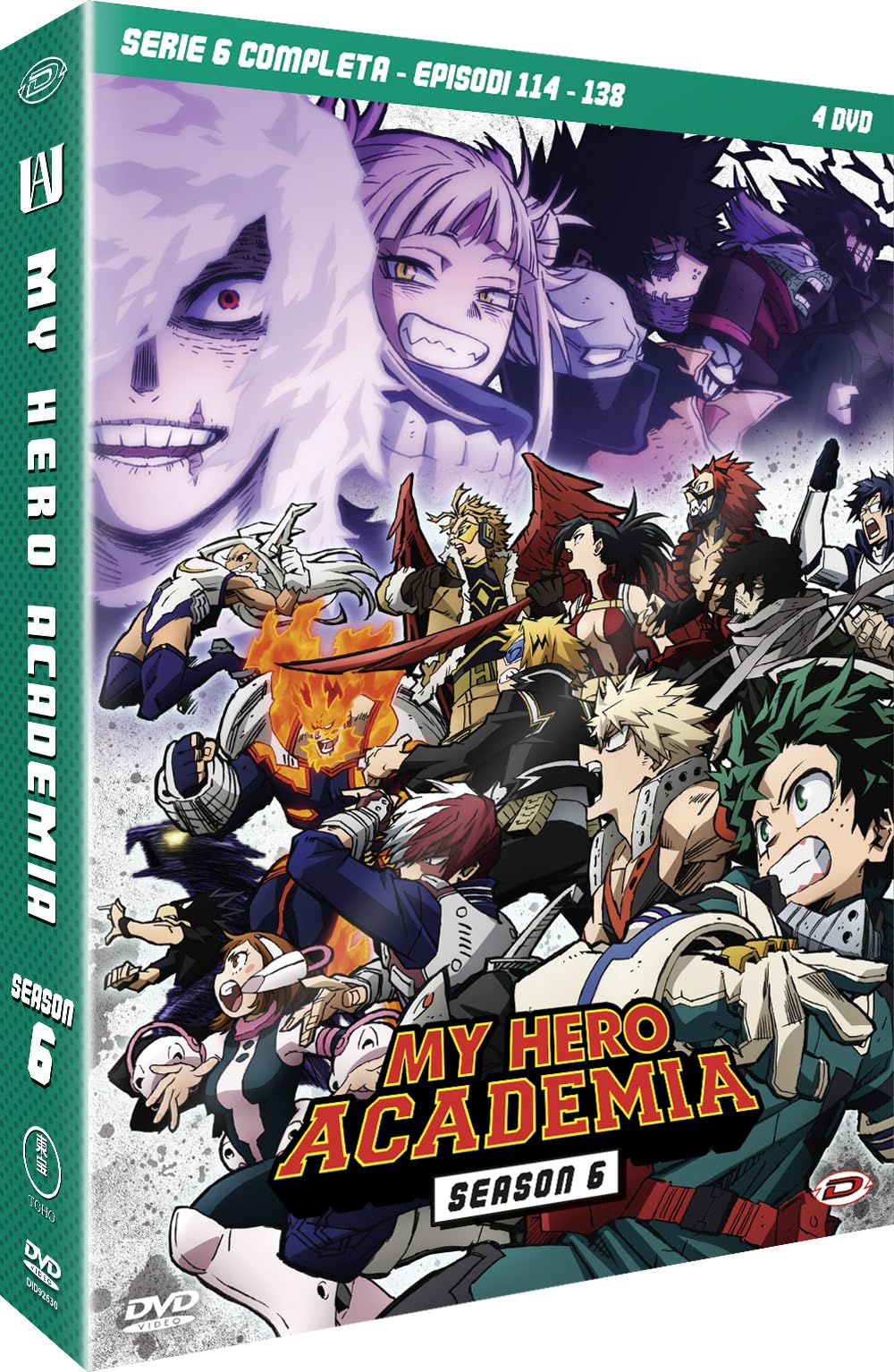 My Hero Academia - Stagione 06 The Complete Series (Eps. 114-138) (4 Dvd) - (Italian Import)