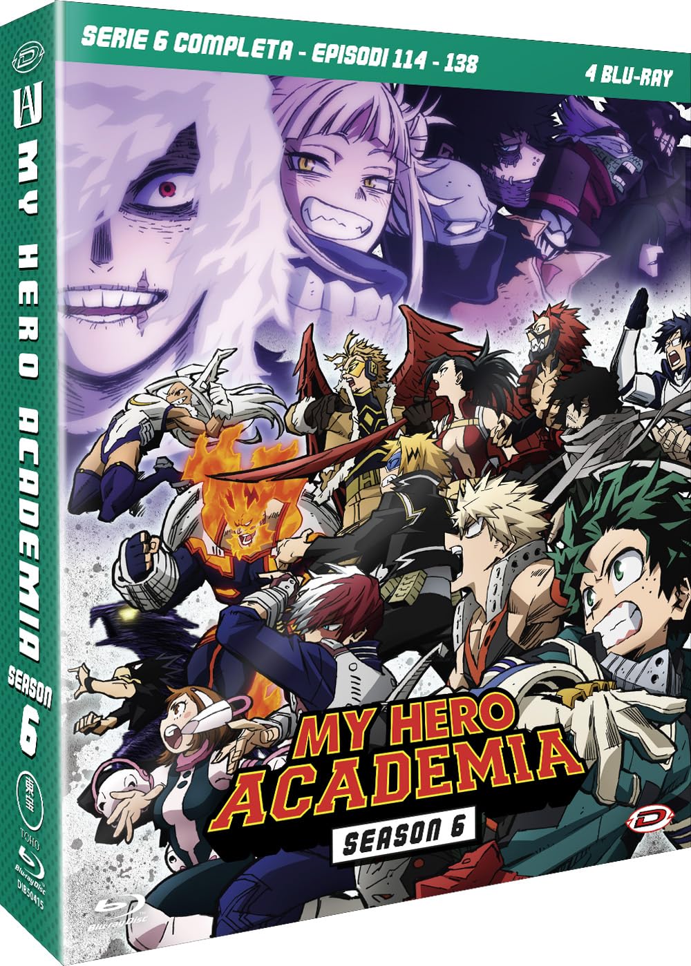 My Hero Academia - Stagione 06 The Complete Series (Eps. 114-138) (4 Blu-Ray) - (Italian Import)
