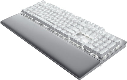 Razer Pro Type Ultra - Wireless Mechanical Keyboard for Maximum Productivity (Yellow Silent and Linear Keyboard Switches, Wrist Rest, Multi-Device Dongle, Bluetooth) QWERTY UK Layout | White