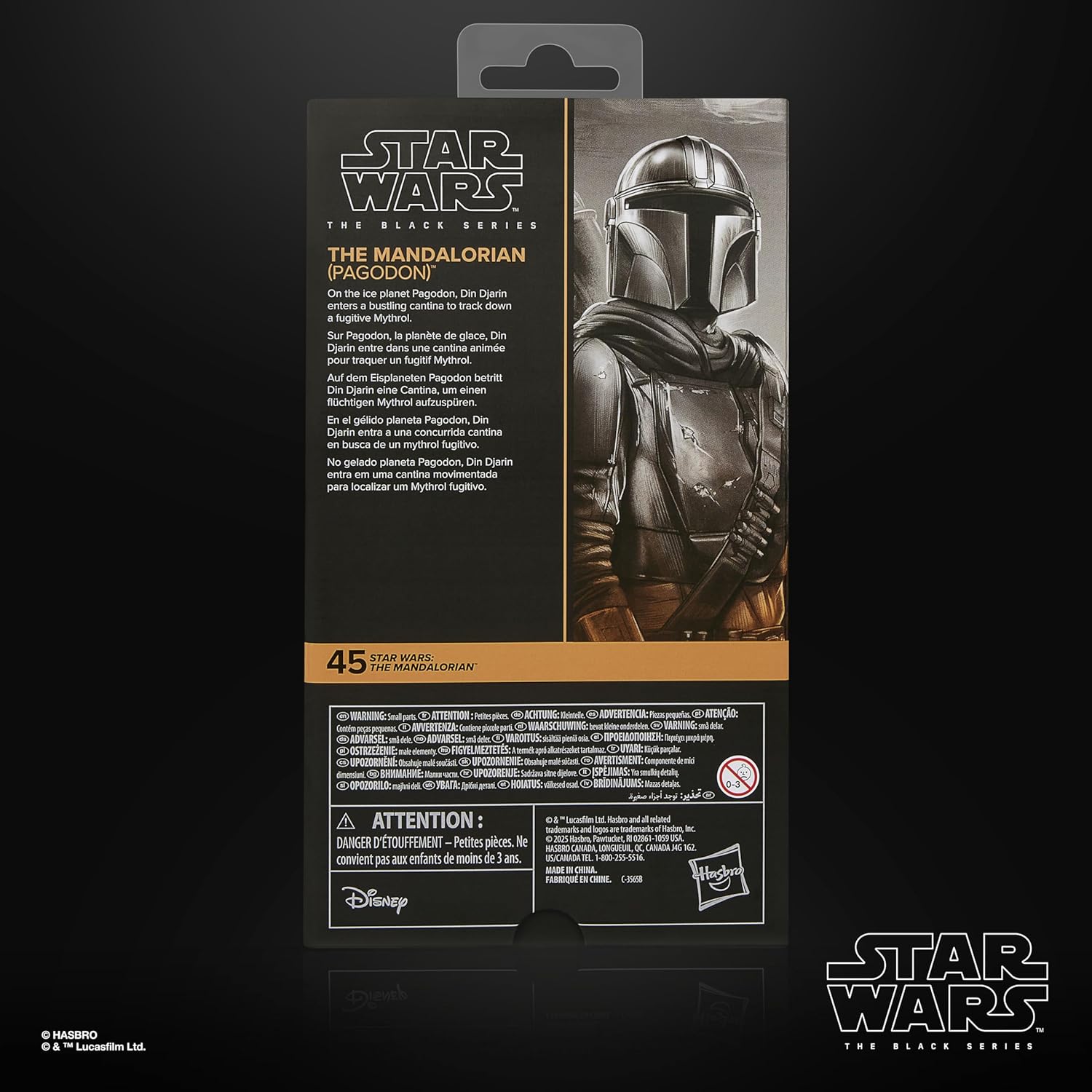 Star Wars The Black Series The Mandalorian (Pagodon), Star Wars: The Mandalorian Premium Collectible 6 Inch Action Figure