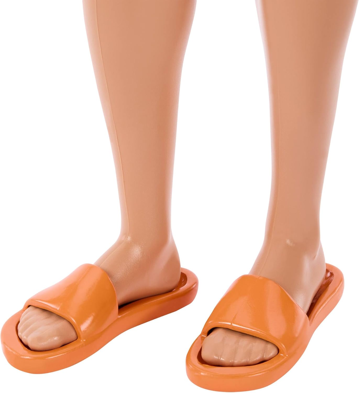 Barbie Fashionistas Style Ken Doll #252 with Blond Hair, Wearing Orange and Yellow Polka-Dot Board Shorts with Yellow and White Striped Shirt, Orange Shoes, JJN66