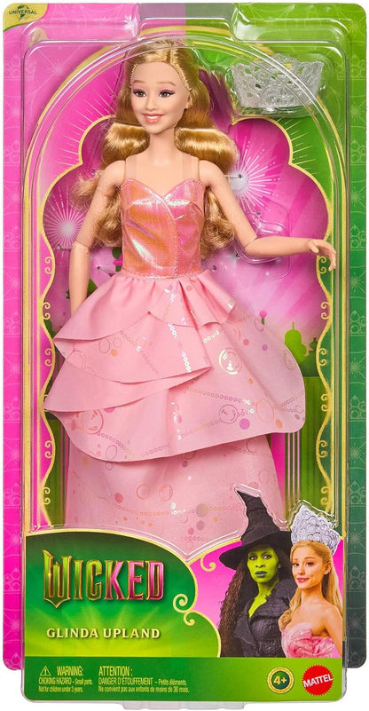 Mattel Universal Pictures’ Wicked Glinda Upland Fashion Doll with Removable Outfit & 7 Points of Articulation, Inspired by the Movie, JMG24