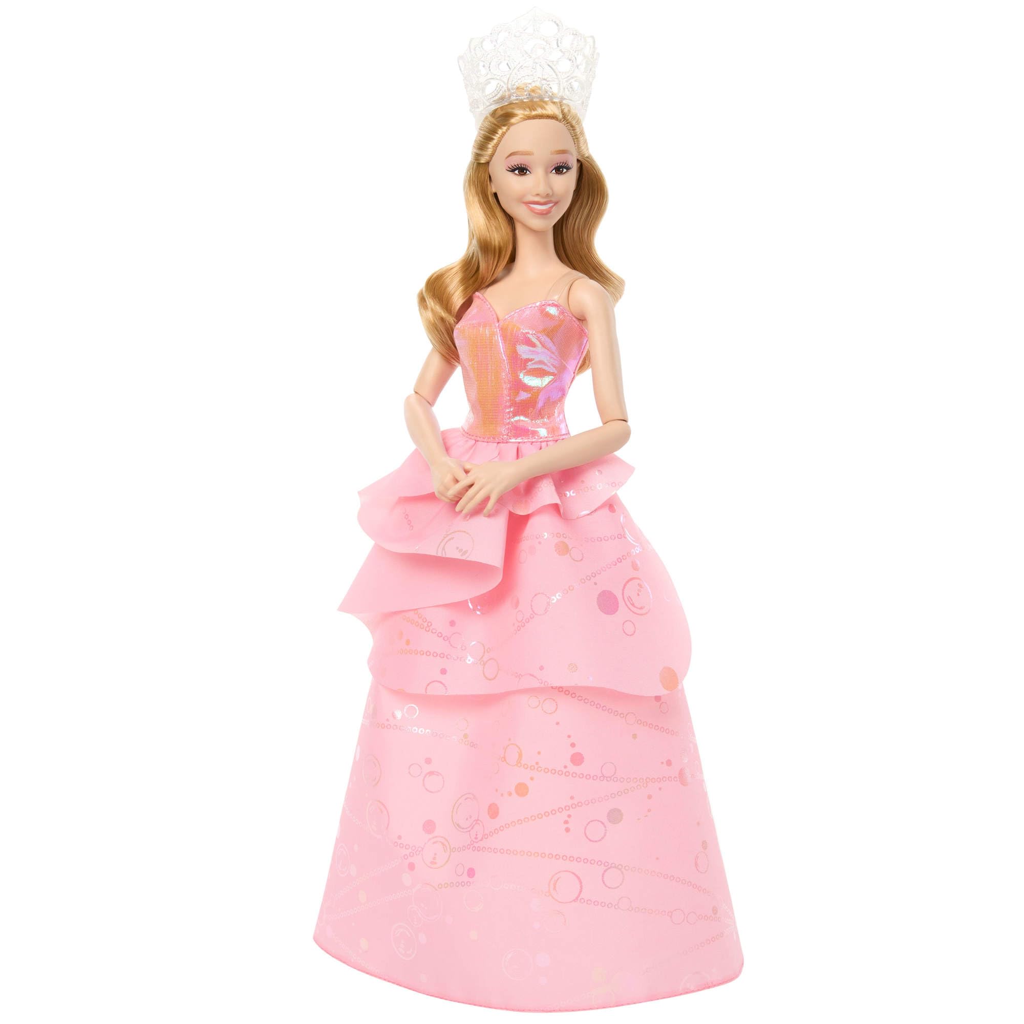 Mattel Universal Pictures’ Wicked Glinda Upland Fashion Doll with Removable Outfit & 7 Points of Articulation, Inspired by the Movie, JMG24