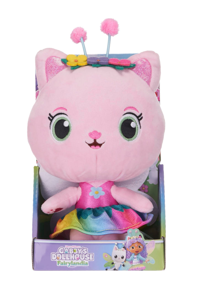 Gabby's Dollhouse 10" / 25Cm Fairylandia Rainbow Kitty Fairy Soft Plush Toy