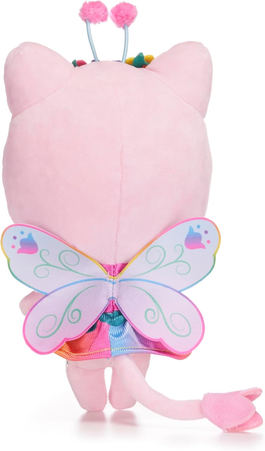 Gabby's Dollhouse 10" / 25Cm Fairylandia Rainbow Kitty Fairy Soft Plush Toy