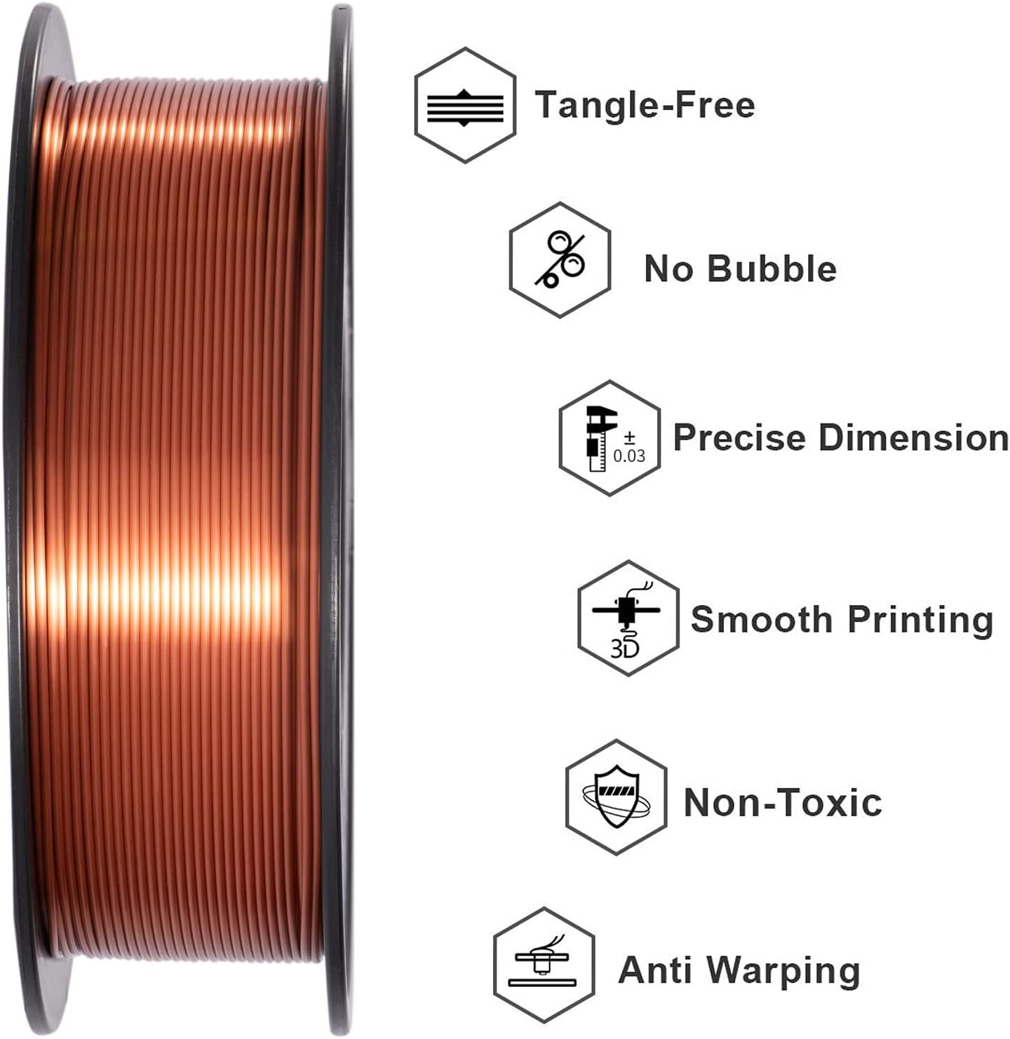 Geeetech - PLA Silk Copper (1.75mm - 1kg)