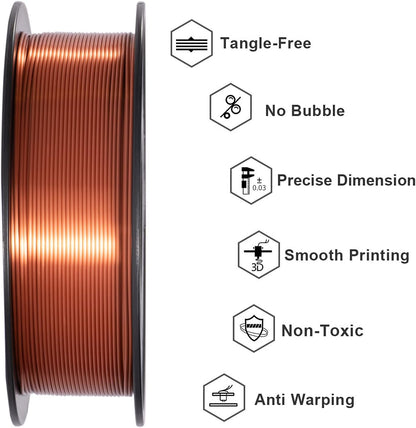 Geeetech - PLA Silk Copper (1.75mm - 1kg)