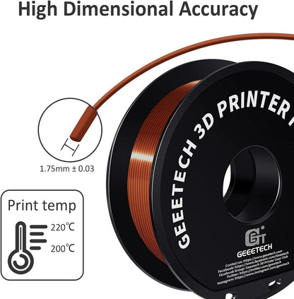 Geeetech - PLA Silk Copper (1.75mm - 1kg)