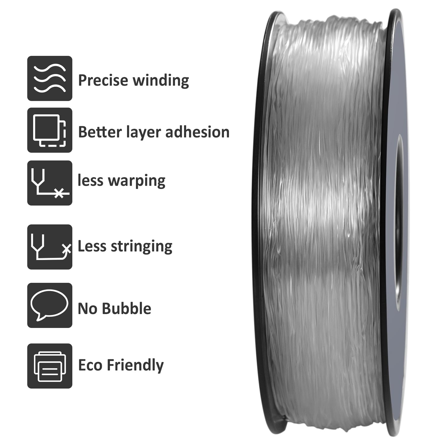 Geeetech - TPU Transparant (1.75mm - 1kg)