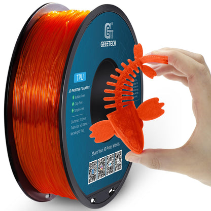 Geeetech - TPU Transparant Orange (1.75mm - 1kg)