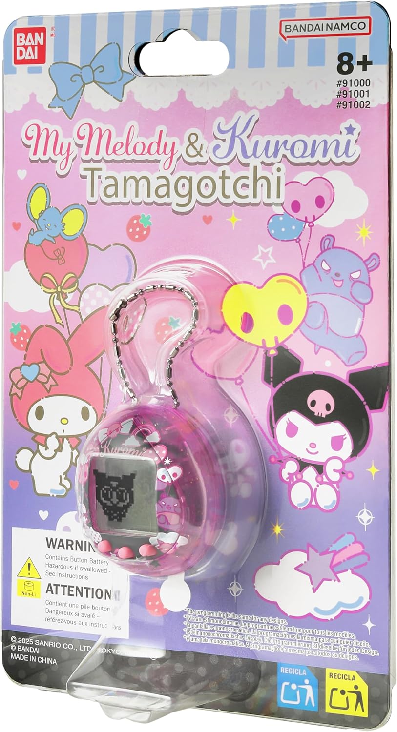 TAMAGOTCHI Nano Sanrio Kuromi Version | Kuromi Electronic Pets For Kids Or Adults | Hand Held Games Machine 90s Gifts | Retro Cyber Pet 90s Toys