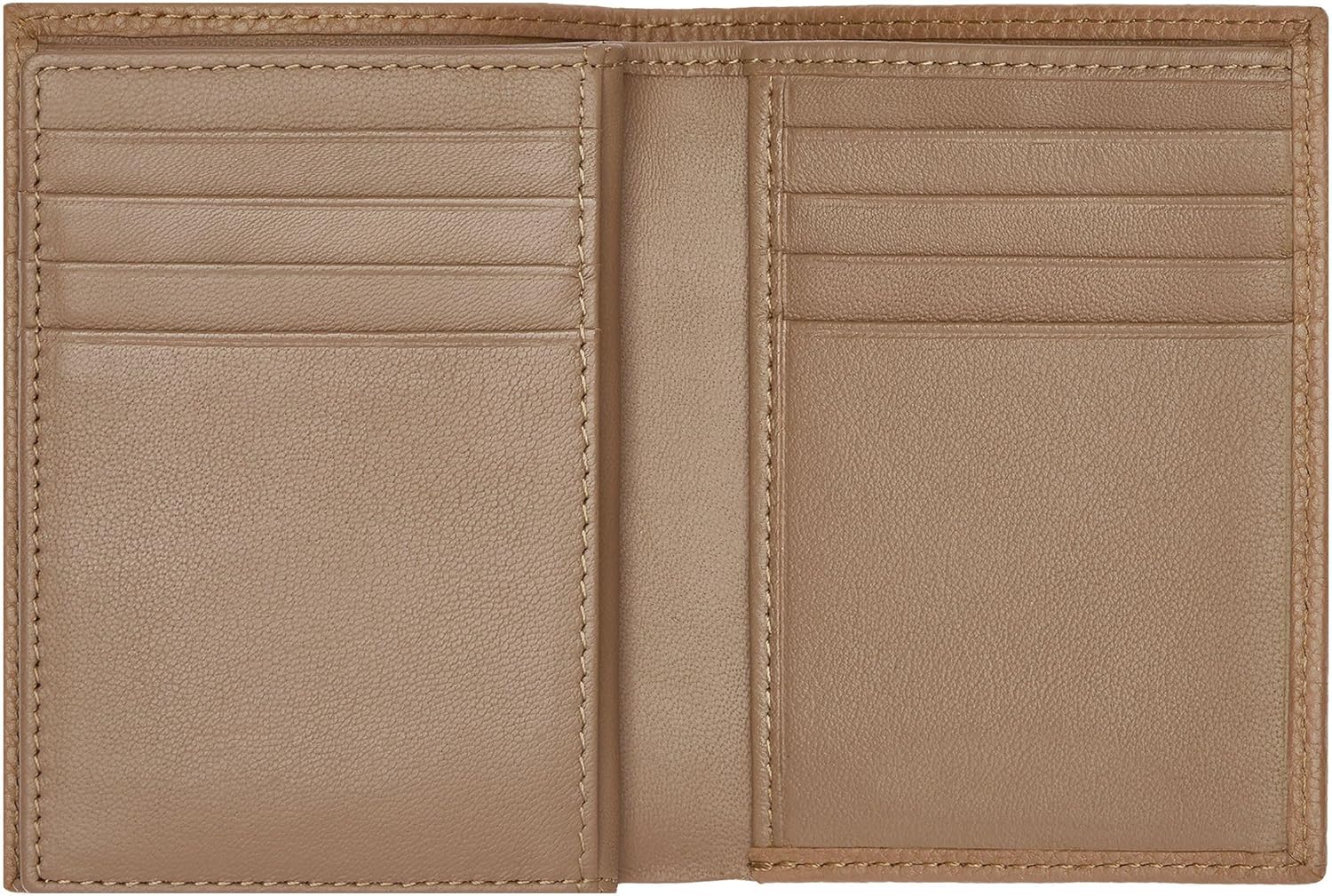 Classic Grained Triple Card Holder, beige, 16.2, Classic