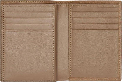 Classic Grained Triple Card Holder, beige, 16.2, Classic