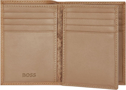 Classic Grained Triple Card Holder, beige, 16.2, Classic