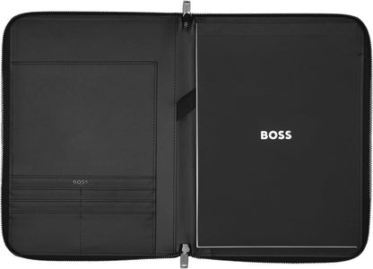 HUGO BOSS Writing Folder Iconic Conference Folder Black