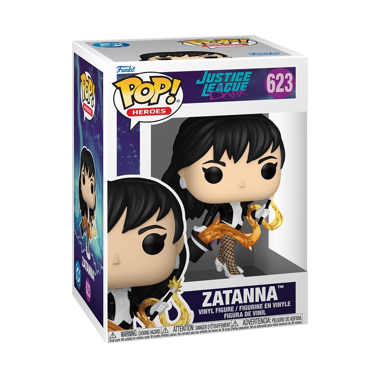 Funko POP! Heroes: Justice League Dark - Zatanna - Figura in vinile da collezione - Idea regalo - Prodotto ufficiale - Giocattoli per bambini e adulti - Modello di figura per collezionisti