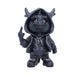 Playing with Fire Dragon Figurine 16.2cm – Gothic Hoodie Dragon Ornament, Humorous Fantasy Collectible
