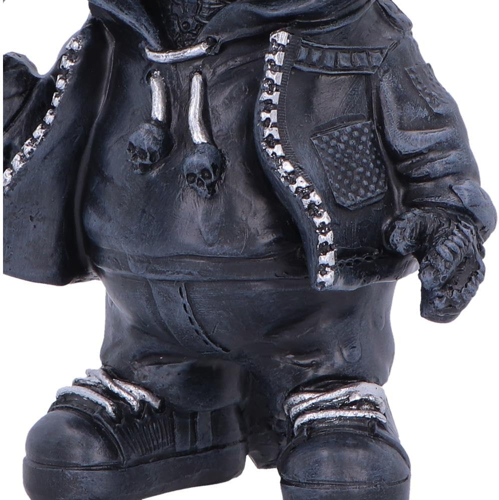 Playing with Fire Dragon Figurine 16.2cm – Gothic Hoodie Dragon Ornament, Humorous Fantasy Collectible