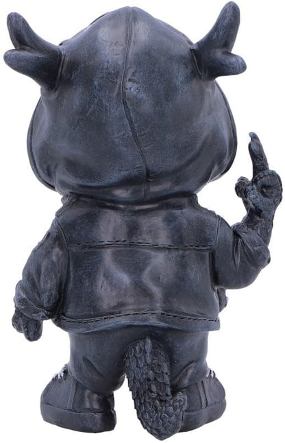 Playing with Fire Dragon Figurine 16.2cm – Gothic Hoodie Dragon Ornament, Humorous Fantasy Collectible
