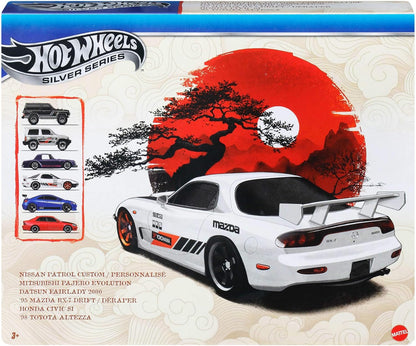 Hot Wheels Silver Series Die-Cast Vehicle 6-Pack 1/64 Streets Of Japan