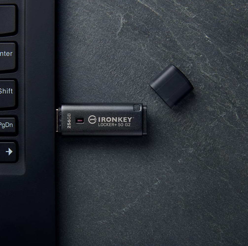 Kingston Technology IronKey 32GB Locker Plus 50 G2, FIPS 197, AES-256 (32GB IRONKEY LOCKER PLUS 50 G2