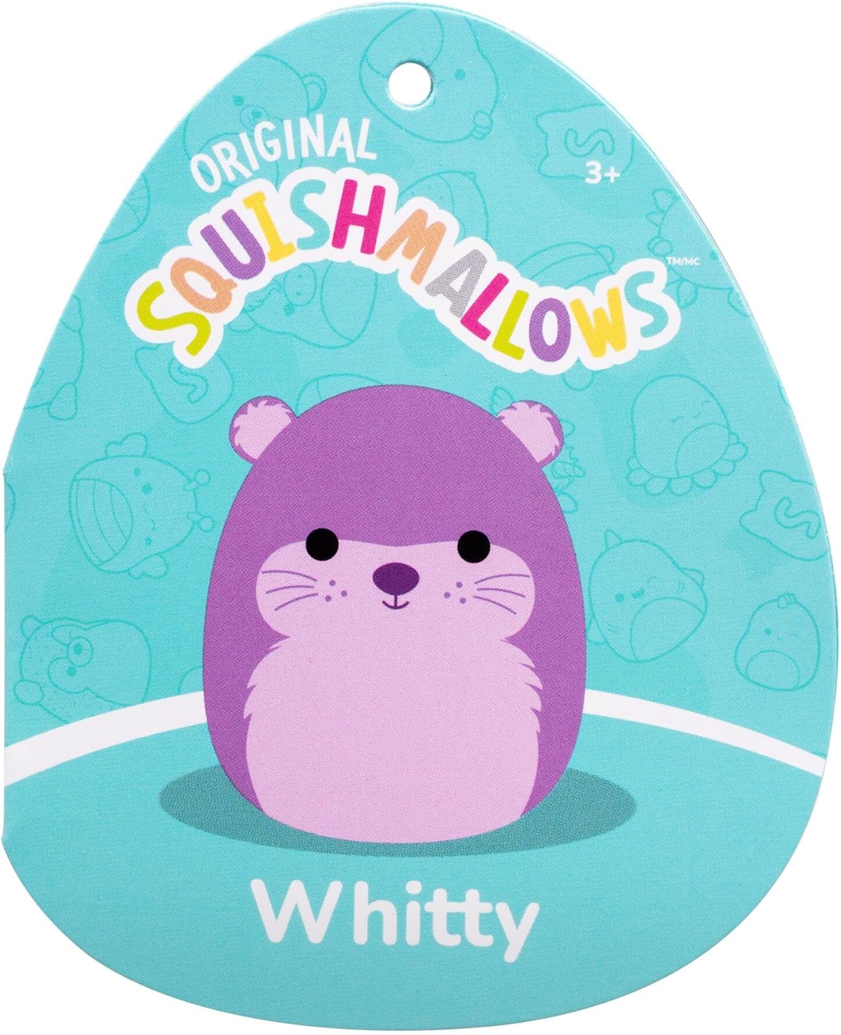 Squishmallows SQCR09492 - Whitty der lila Seeotter 30 cm, offizielles Jazwares Plüsch, superweiches Kuscheltier