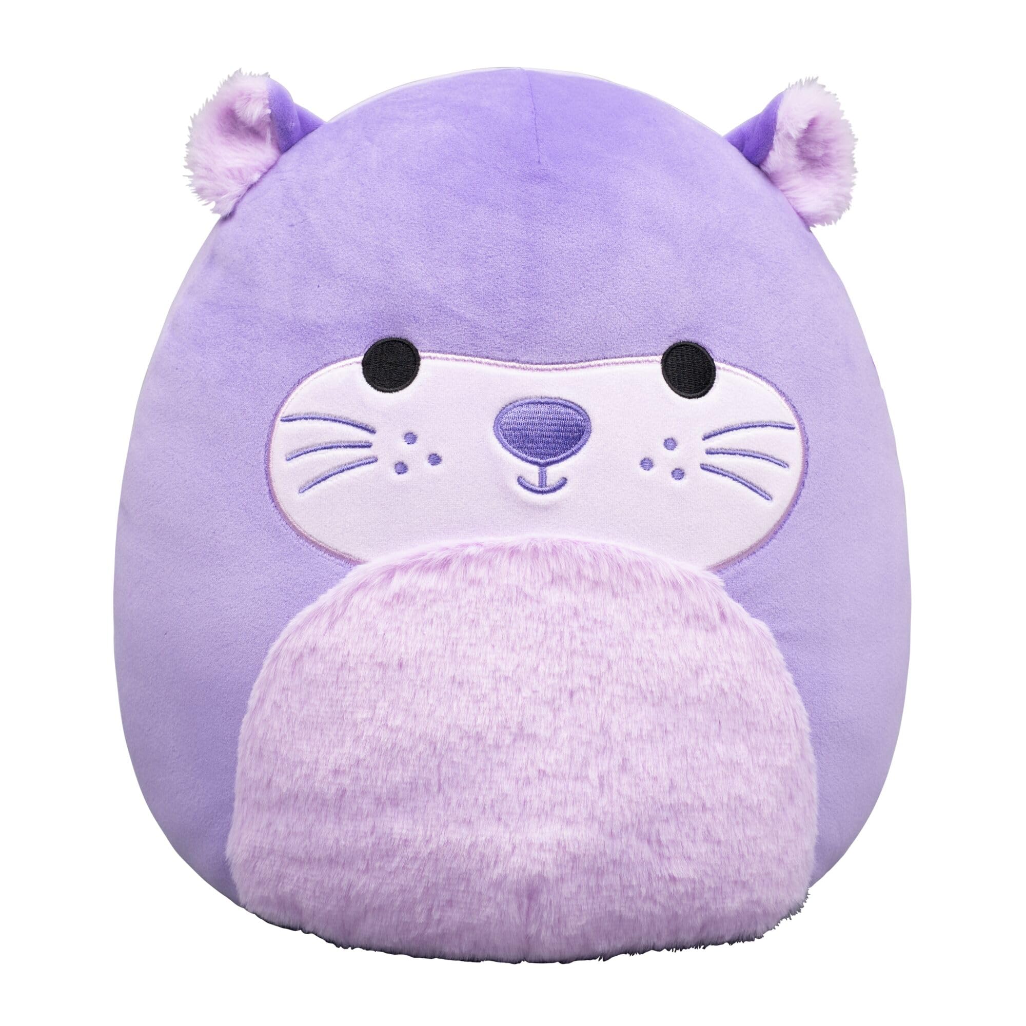 Squishmallows SQCR09492 - Whitty der lila Seeotter 30 cm, offizielles Jazwares Plüsch, superweiches Kuscheltier