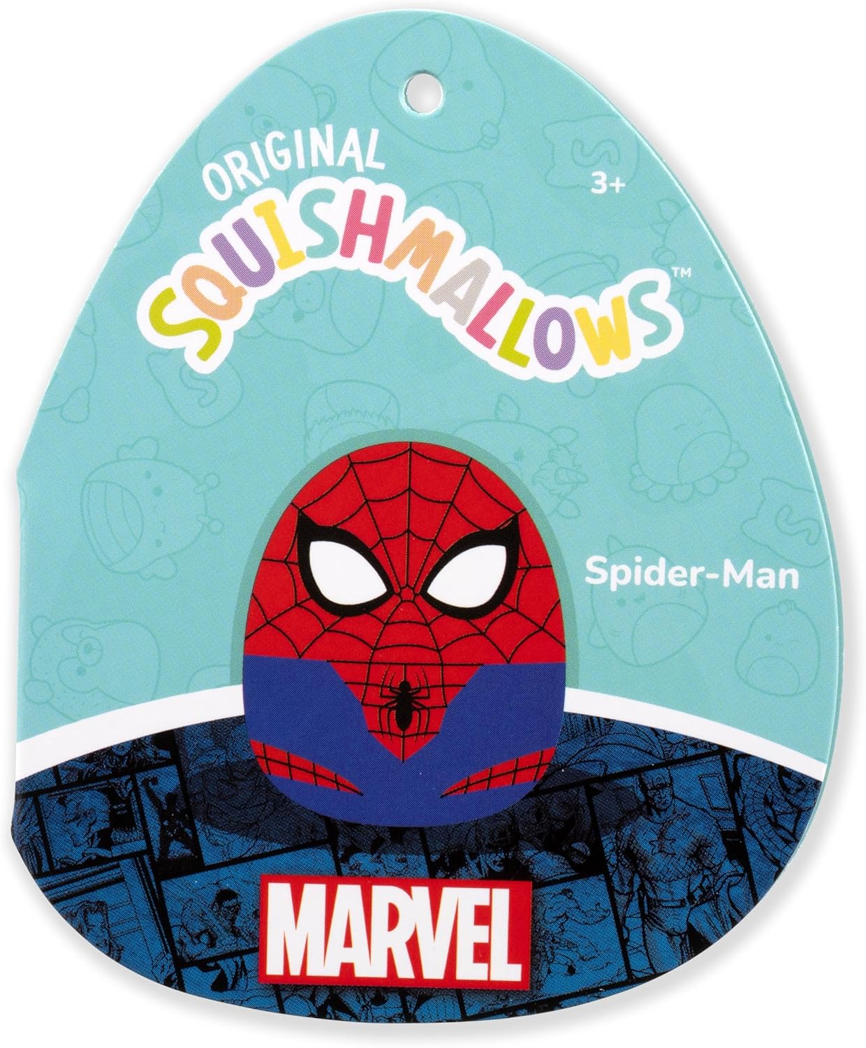 Squishmallows Original 8-Inch Marvel Spider-Man Plush (Little) - Official Jazwares Plush