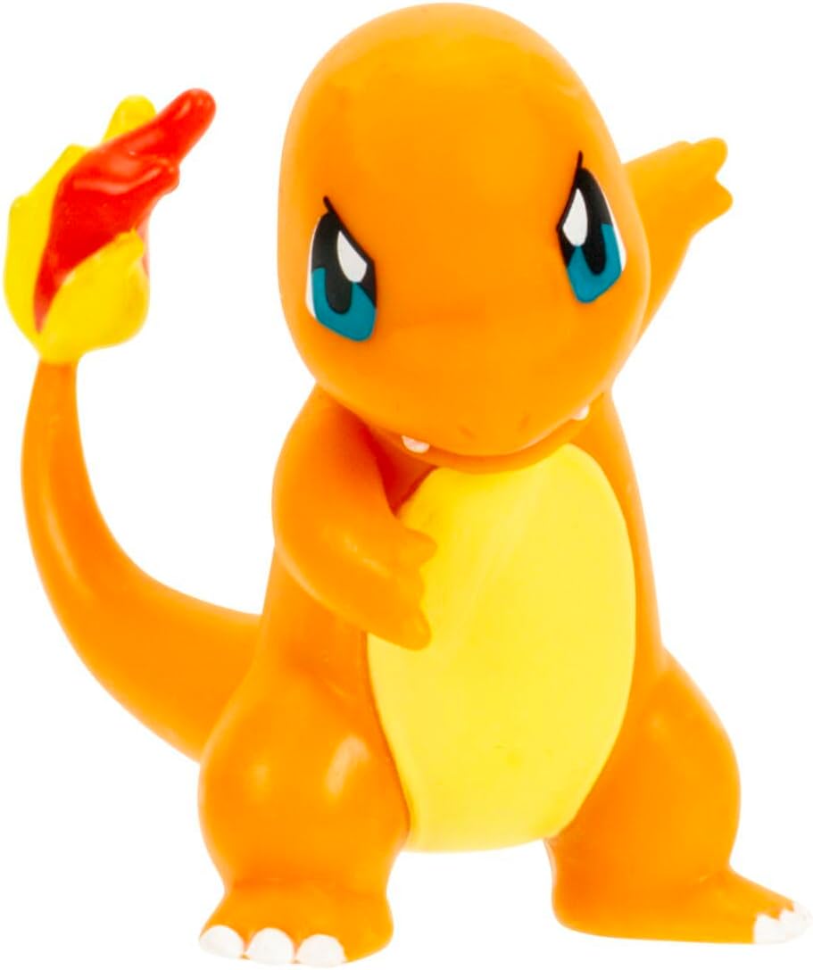 Pokémon Battle Figure 3 Pack - Features 2-Inch Charmander and Wooper plus 3-Inch Alolan Muk Battle Figures