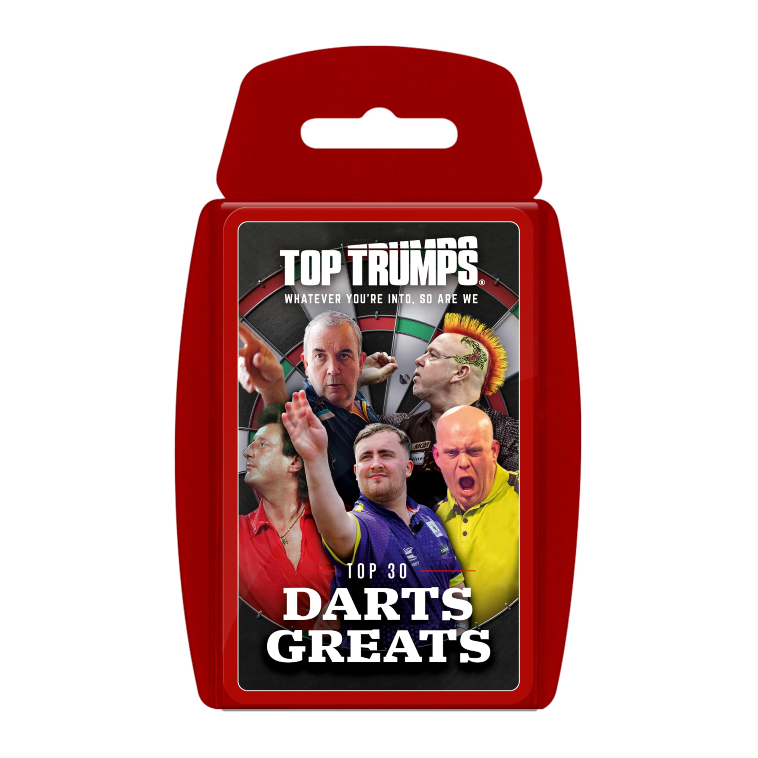Top Trumps Top 30 Darts Greats V2 Classic Card Game, Play with Phil Taylor and Luke Littler, Educational pack that makes a great gift, for ages 6 plus