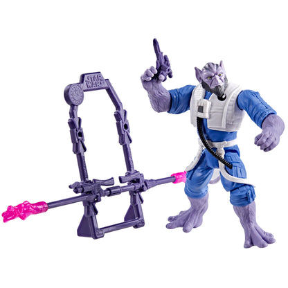 Star Wars ActionVerse Zeb Orrelios 11-cm Action Figure & Accessories, Reusable Accessory Storage Rack, Toys for Boys & Girls Ages 4+