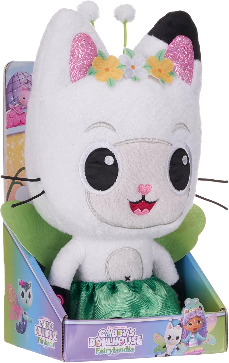 Gabby's Dollhouse 10" / 25Cm Fairylandia Pandy Paws Fairy Soft Plush Toy