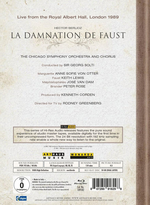 La Damnation De Faust: Chicago Symphony (Solti)