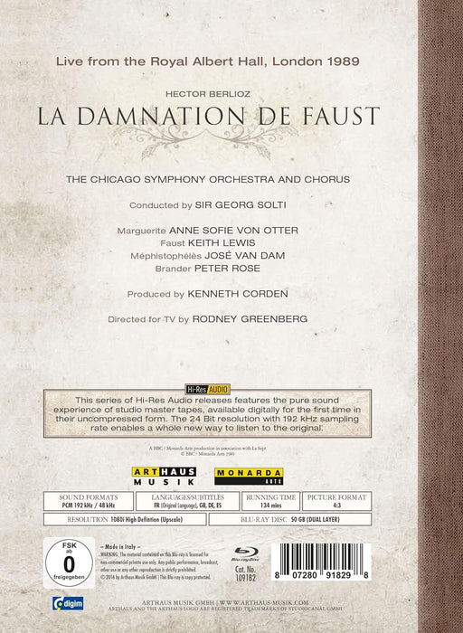 La Damnation De Faust: Chicago Symphony (Solti)