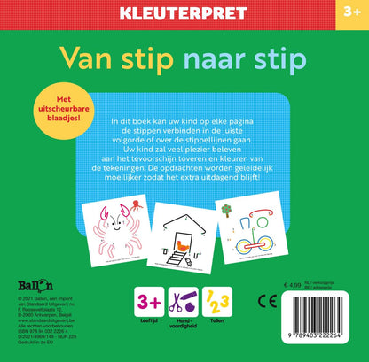 Standaard Uitgeverij - Kleuterpret Van Stip Naar Stip 3+