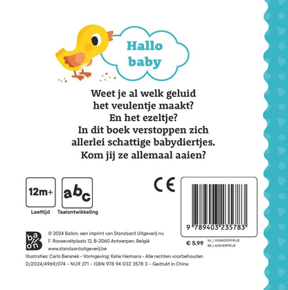 Standaard Uitgeverij - Hallo Baby - Boerderijdieren