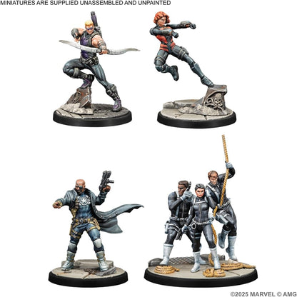 Asmodee | Marvel: Crisis Protocol - S.H.I.E.L.D Affiliation Pack | Miniatures Game | Ages 14+ | 2 Players | 90 Minutes Playing Time