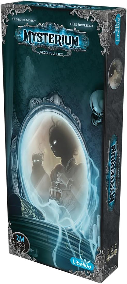 Asmodee | Mysterium Refresh: Secrets & Lies | Board Game Expansion | Ages 10+ | 2-7 Players | 40+ Minutes Playing Time