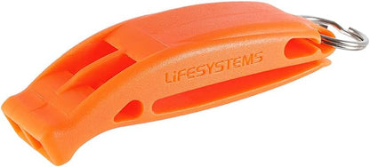 Lifesystems Safety And Emergency Whistle With Lanyard for Outdoors, Mountaineering, Boating And Signalling, Orange