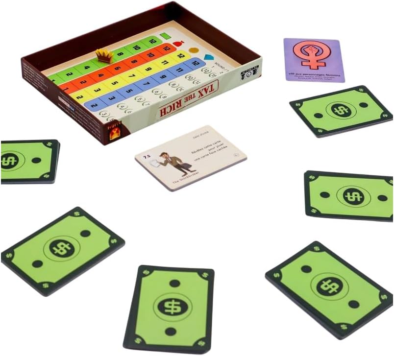 Matagot Tax The Rich | Strategic Fold Game | Auctions, Alliances & Social Cards | Tactical Card Game