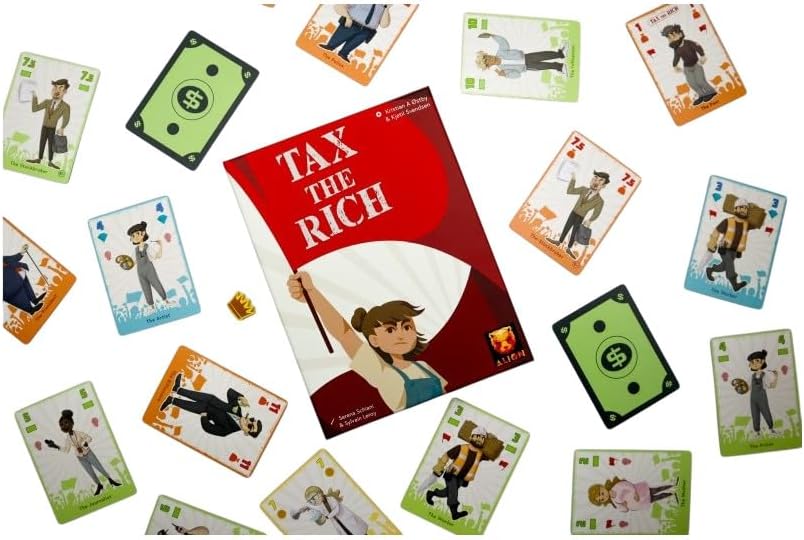 Matagot Tax The Rich | Strategic Fold Game | Auctions, Alliances & Social Cards | Tactical Card Game
